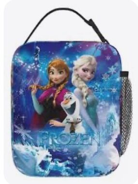 Disney Frozen Elsa, Anna, and Olaf.  insulated lunch bag, 10 x 8 1/2,